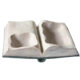 Hanging creative book-shaped decorative craft ornaments