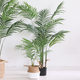 Simulated sunflower and bamboo green plants potted plants for landscaping