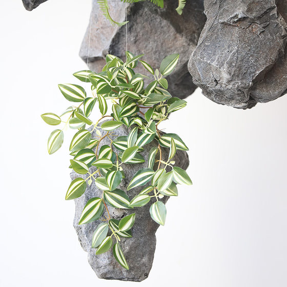 Simulated suspended stone rockery stone landscaping indoor landscape