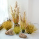 Simulated reed potted bionic plants fake green plants for landscaping