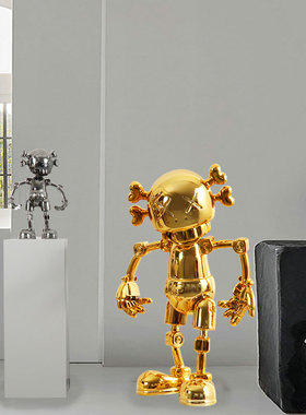 落地公仔网红雕塑机器人大摆件