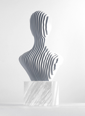 大堂样板房间会所陈设人物雕塑