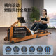 Hyde rowing machine self-generating hydromagnetic dual resistance