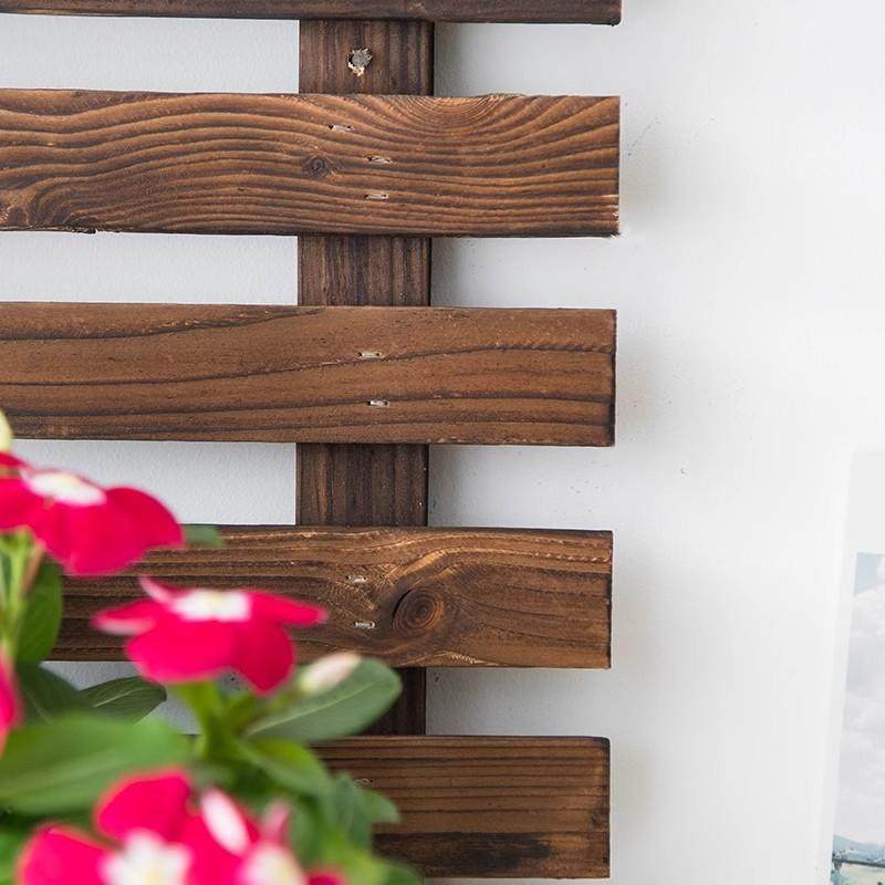 防腐木花架爬藤架阳台客厅壁挂花架墙上攀爬架花盆篱笆庭院装饰,淘宝优惠券,粉丝福利购,淘宝优惠卷