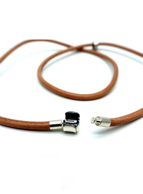 蒙客活口卡扣原色牛皮绳