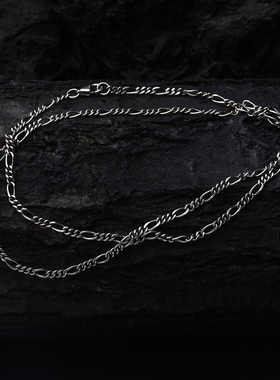 蒙客银项链锁骨链纯银素百搭基础