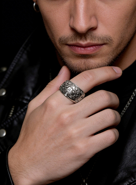 戒指神兽饕餮潮人送男友礼物