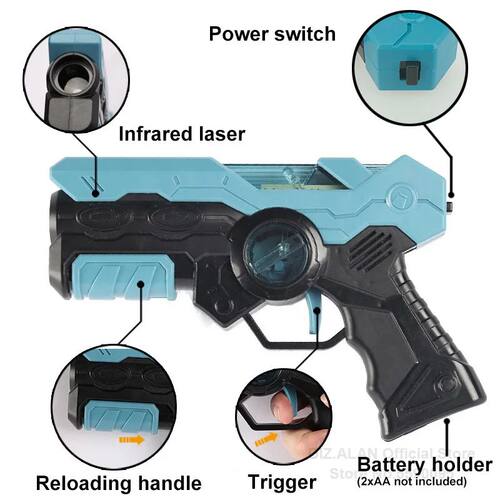 Laser Tag Battle Game Gun Set Electric Infrared Toy Guns Wea - 图1