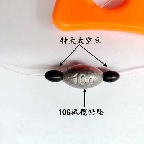 钓鱼手排套装透明鱼线铅坠钩手丝简易钓组绕线板矶钓拖船钓鱼垂钓 - 图1