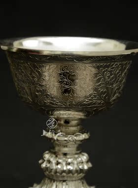 灯座供佛雕花蜡烛尼泊尔手工