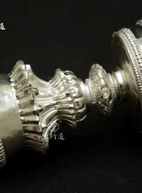 灯座供佛雕花蜡烛尼泊尔手工