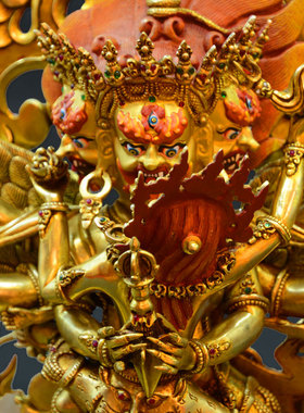 上行道民族书房手工双身普巴金刚