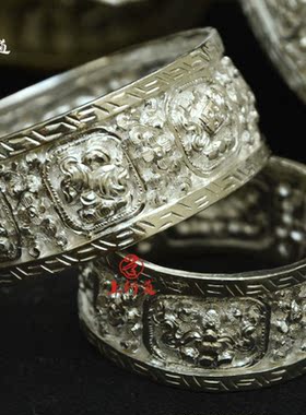 曼达盘雕花小号尼泊尔手工