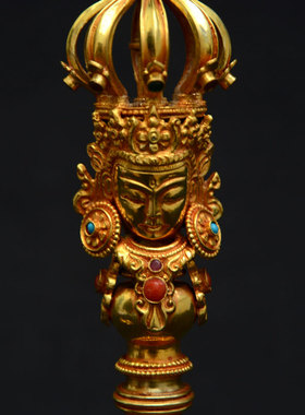 金刚铃杵密宗摆件尼泊尔手工