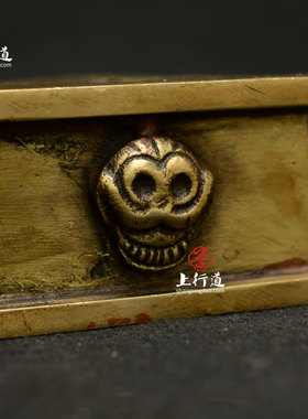 密宗骷髅头底座金刚杵尼泊尔手工