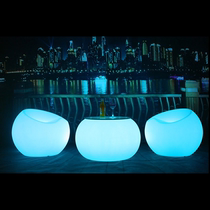 Overvalued Led Luminous Furniture Tea Table Creativity Bar Table Outdoor LED Bar KTV Seven Color Stools Bar Table