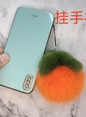 狐狸毛小柿子钥匙扣手机链包挂件