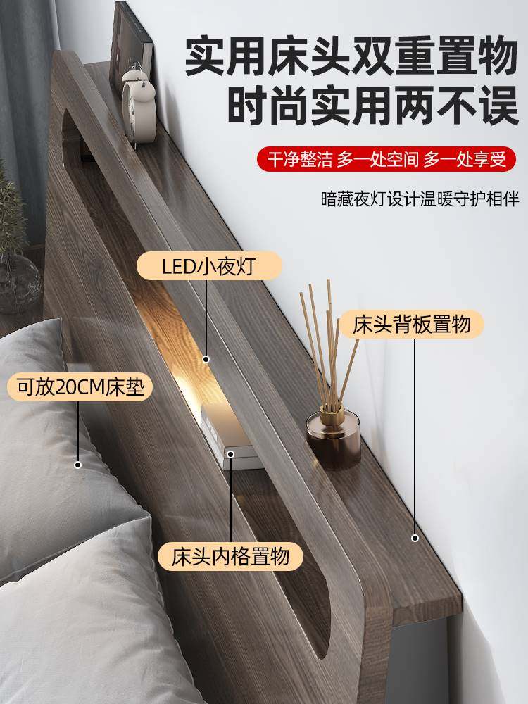 房用二手旧具床闲鱼二手场二手家具旧货市场塌塌米家床1.8市单~
