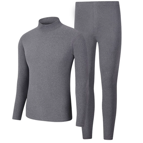 Шерстяное удерживающее тепло нижнее белье, утепленный комплект, бархатное базовое приятное телу зимнее термобелье для школьников