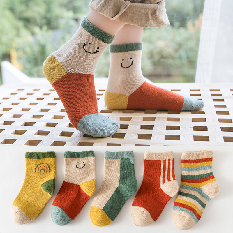 儿童袜子秋冬季纯棉春秋男童女童宝宝孩子1-12岁中筒运动袜中大童,淘宝优惠券,粉丝福利购,淘宝优惠卷