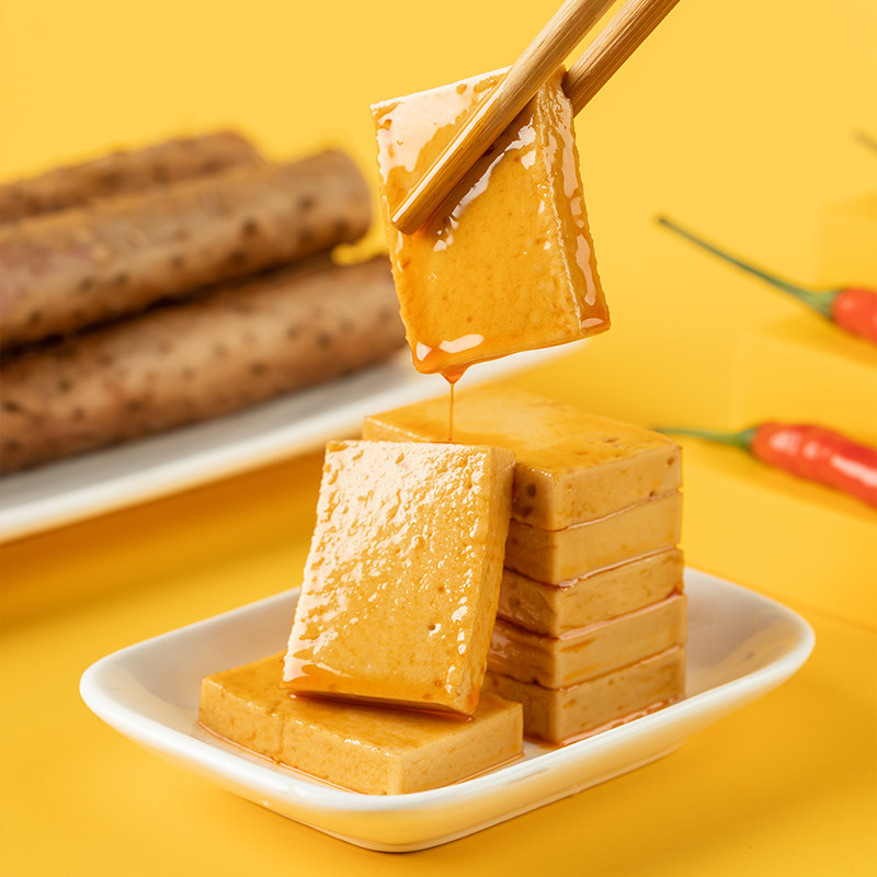 【百补】四川胡婆婆山药豆干香辣五香味豆腐干休闲解馋特产小零食