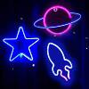 Gaming room led neon atmosphere light hole board decoration