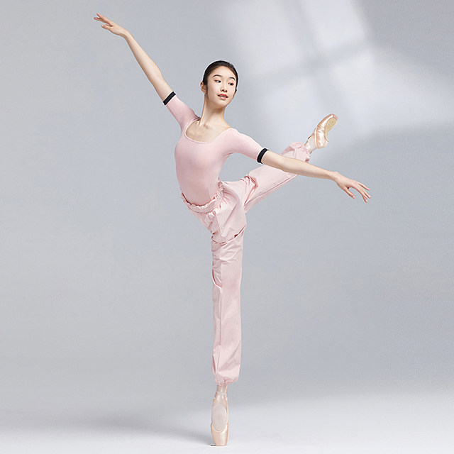 Sansha ballet dance practice uniform short sleeves