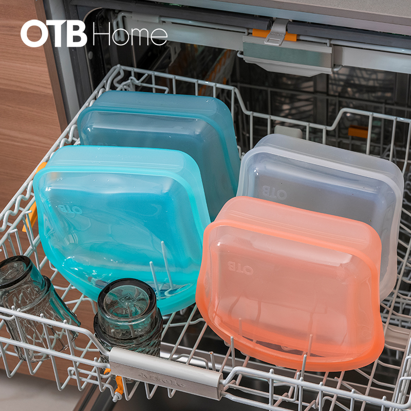 OTB欧标铂金硅胶袋密封保鲜袋厨房家用矽膠低温慢煮食品级收纳袋 - 图1