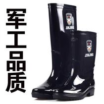 Wear Resistant Rain Shoes Mens Thickened Water Shoes Rain Boots Water Boots Non-slip Waterproof High Cylinder Long Cylinder Fishing Cover Shoes Labor rubber Shoes