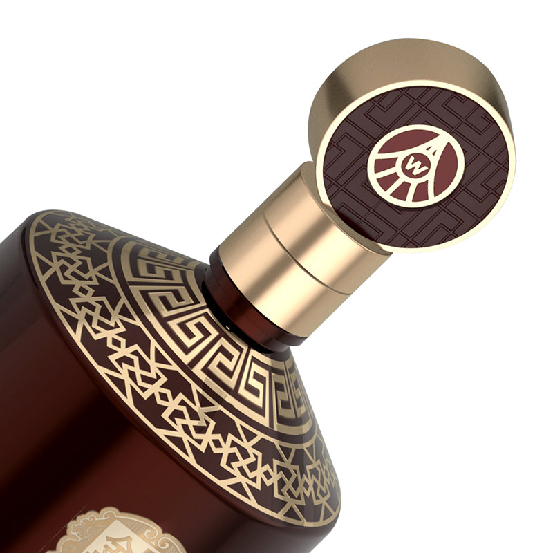 五粮液股份 金碧辉煌至尊皮盒浓香型白酒52度500ml*2瓶装龙年送礼