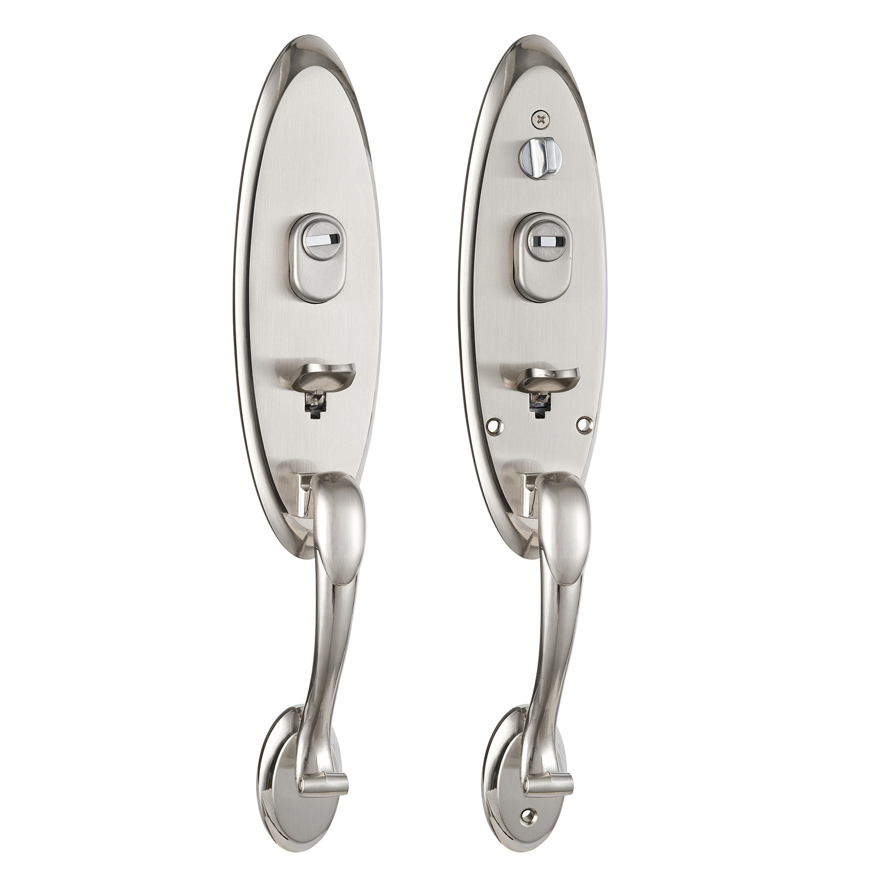 指压按钮大门锁门锁别墅大门锁入户对开门单拉锌合金大拉手大门锁,淘宝优惠券,粉丝福利购,淘宝优惠卷