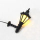 Sand table model street lamp luminous garden lamp street lamp park lamp model material micro landscape wall lamp lawn lamp