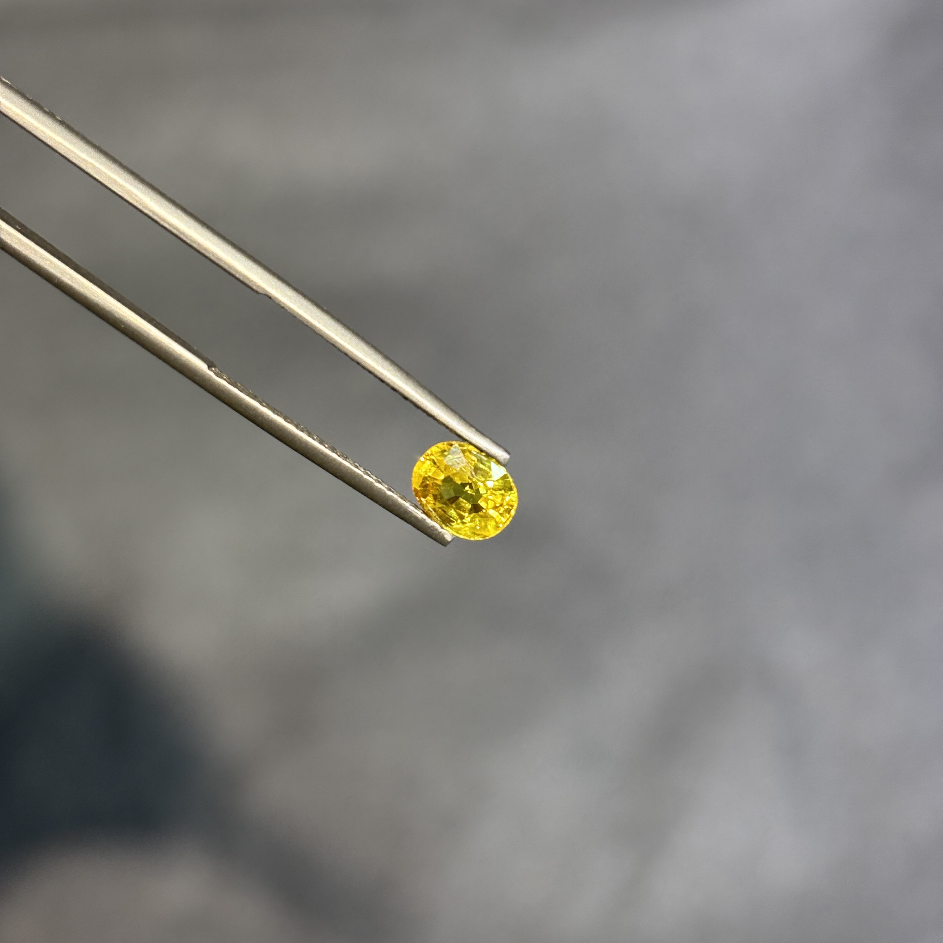 天然有烧黄蓝宝裸石火彩明亮椭圆洁净定制设计戒指项链黄色蓝宝石 - 图2