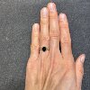 18k gold natural sapphire ring Shandong mining area