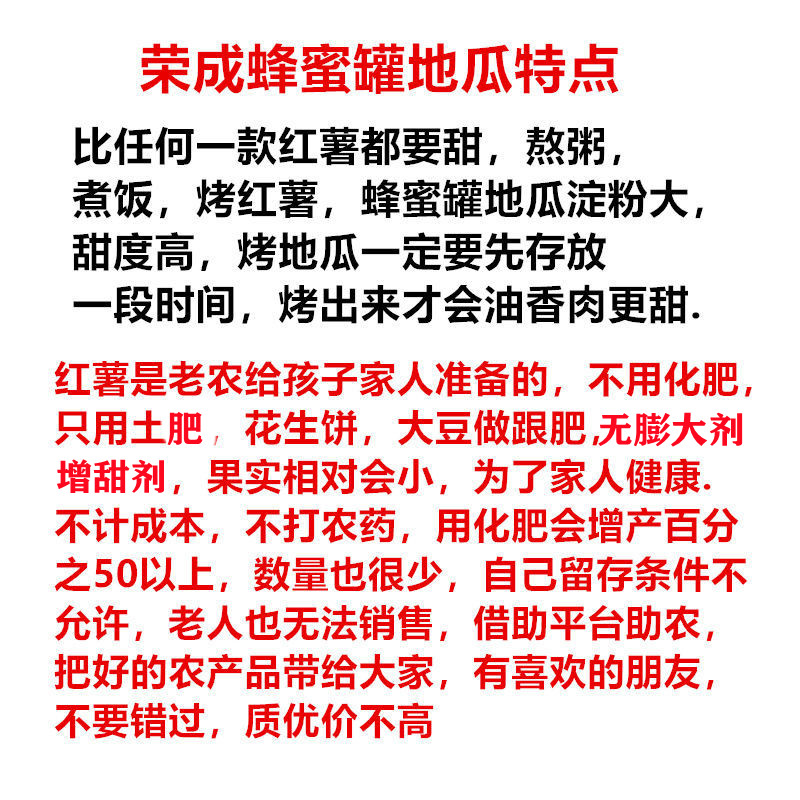 23年荣成蜂蜜罐地瓜黄心软糯红薯无农药膨大剂增甜剂农家蜜薯产品 - 图0