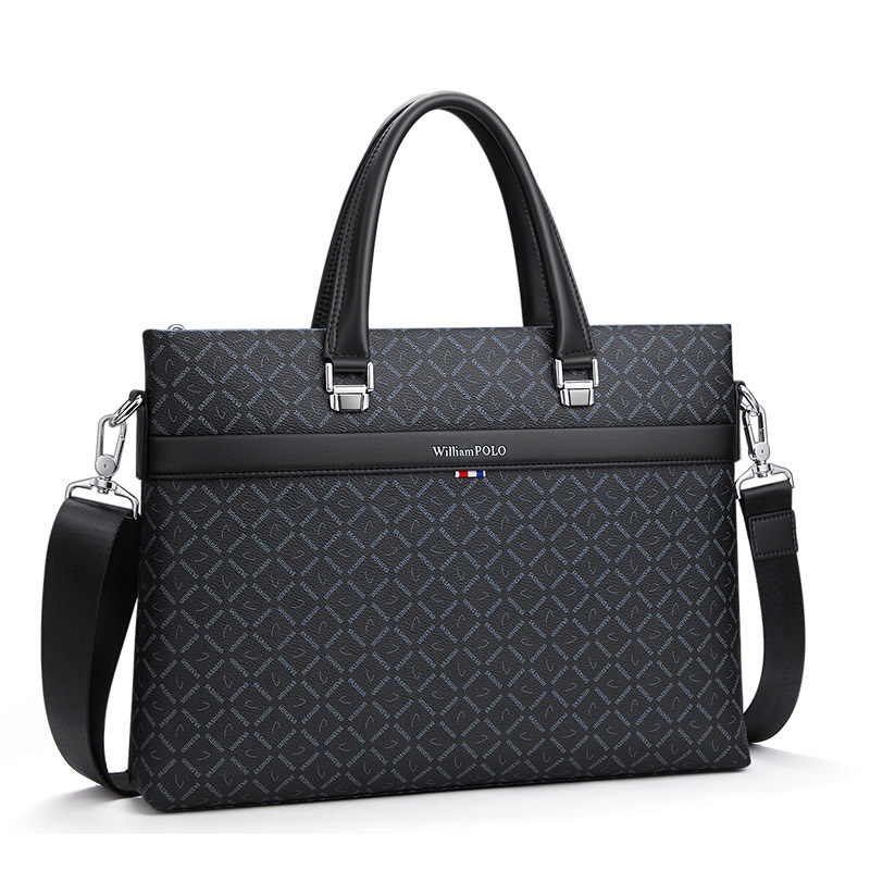 英皇保罗手提包商务斜挎男士包包 williampolo男士包袋
