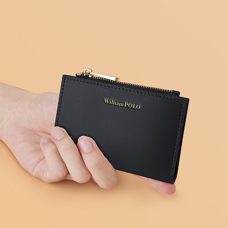 英皇保罗真皮短款2022新款小钱包 williampolo钱包