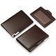 Emperor Paul driver's license set genuine leather wallet men's short men's wallet vertical thin youth card wallet wallet