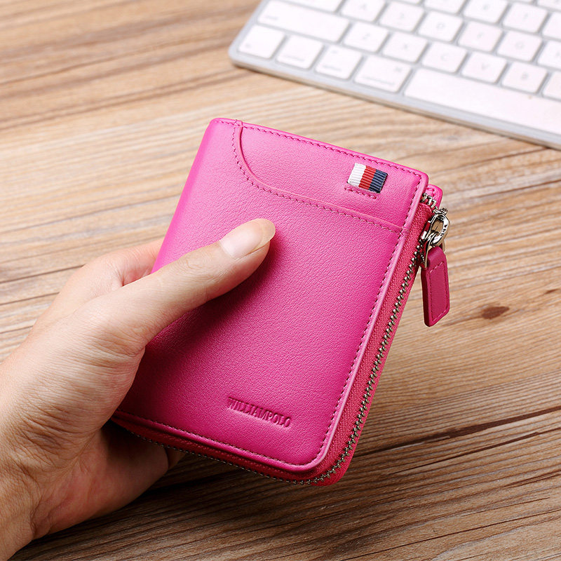 英皇保罗驾驶证皮套男短款真皮钱夹 williampolo钱包