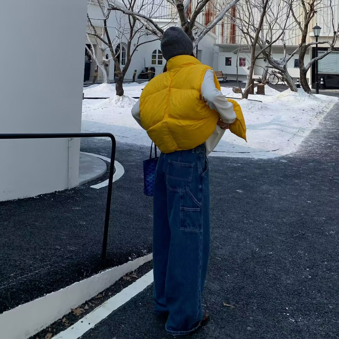 橘子树在哪儿复古高腰灰色牛仔裤冬季女款松弛感宽松直筒显瘦裤子,淘宝优惠券,粉丝福利购,淘宝优惠卷