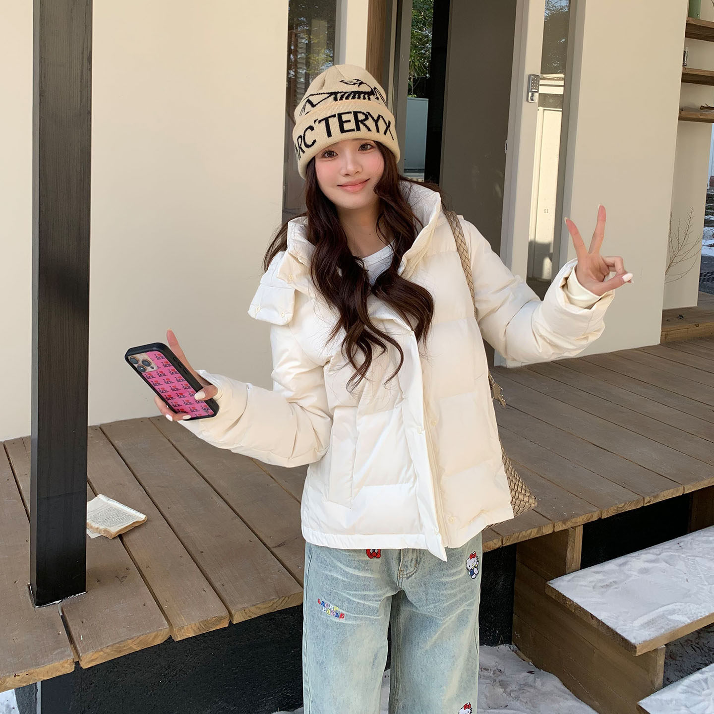 橘子树在哪儿白色90白鸭绒羽绒服女冬高级感宽松保暖巨好看厚外套,淘宝优惠券,粉丝福利购,淘宝优惠卷