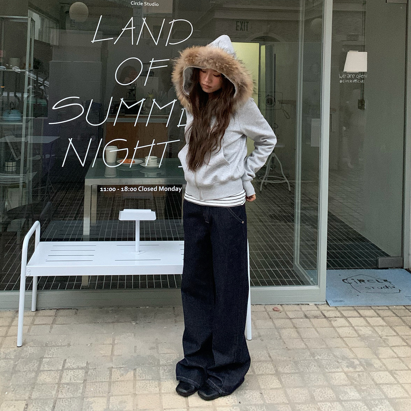 橘子树在哪儿高腰原色微喇牛仔裤女秋季复古弹力直筒显瘦百搭裤子,淘宝优惠券,粉丝福利购,淘宝优惠卷