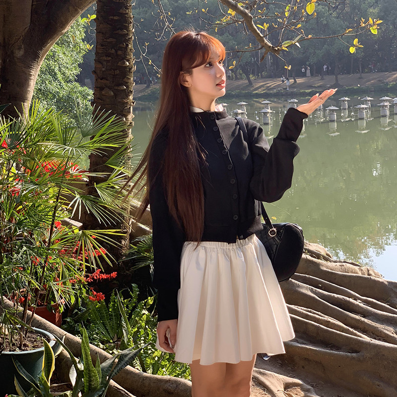 橘子树在哪儿韩系气质套装女春季高级感显瘦针织上衣半身裙两件套,淘宝优惠券,粉丝福利购,淘宝优惠卷