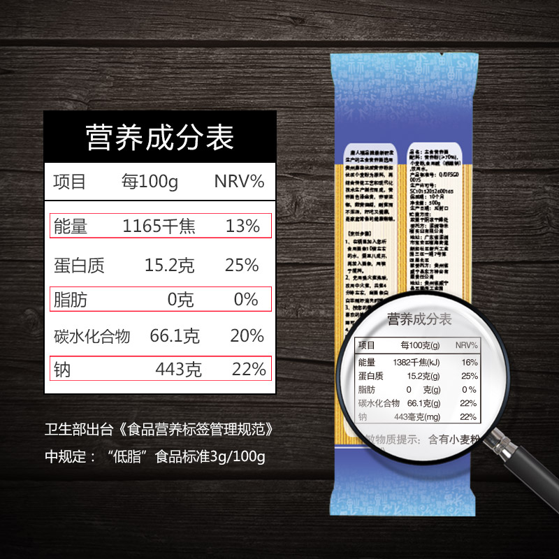 荞麦面无糖低脂代餐饱腹主食糖尿人糖尿饼病人食品专用粗粮苦荞面-图1