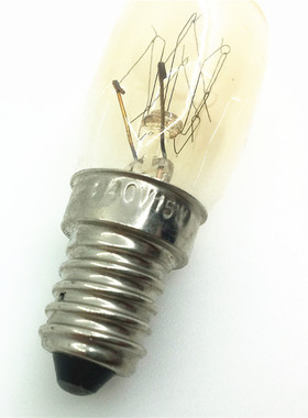 冰箱灯泡 E14螺丝口240V15W微波炉烤箱油烟机灯泡LED冰柜中头灯泡