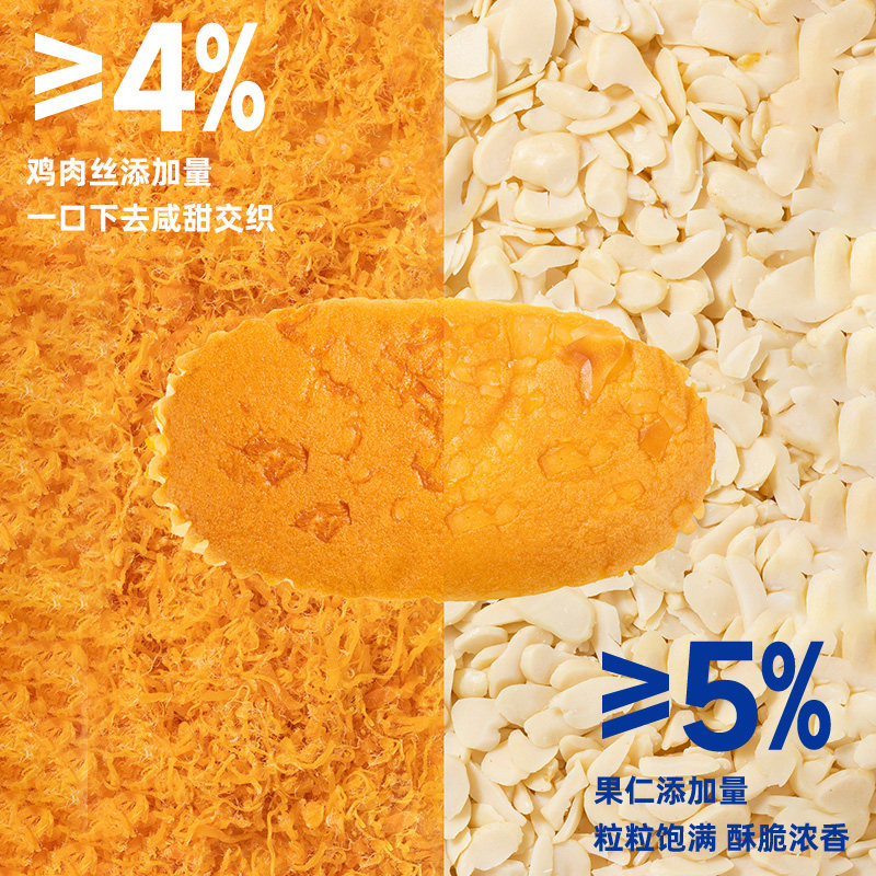 乐锦记 肉松芝士焗蛋糕整箱早餐 果仁小面包营养食品休闲零食糕点