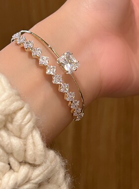 个性精致闪亮轻奢高级感手镯女