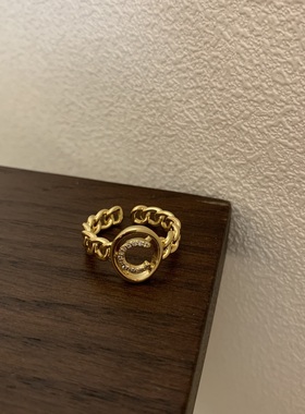 小众设计简约时尚戒指女