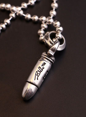 一休老银匠制作925纯吊坠项链