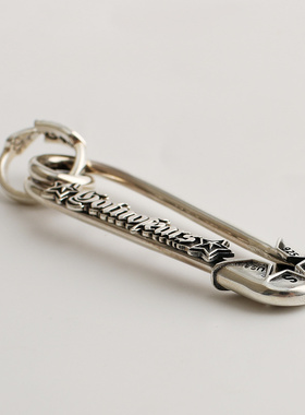 一休纯手工制作纳瓦霍纯银大别针